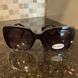 New rag & bone Black Frame w Gradient Gray Lenses RNB 1033 G/S
